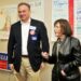 Virginia State Senator Toddy Puller appeared Saturday with former Governor and current U.S. Senate candidate Tim Kaine to tout her record on working to improve the U.S. 1 corridor (Mary Davidson/PotomacLocal.com)