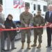 Secretary of Transportation Sean Connaughton, Senator Linda “Toddy” Puller, Base Commander Colonel Daniel Choike, Sergeant Major Laura Brown and DMV Commissioner Richard D. Holcomb open the DMV 2 Go location at Quantico. (Quantico Public Affairs office)