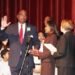 Prince William Sheriff Glen Hill is sworn in for his next term, a position he’s held since 2003. [Photo courtesy: Prince William County]