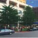 A rendering of what a newly developed area near Stafford County’s courthouse shows a walk able streetscape environment with shops, apartments, contained in three-story buildings.