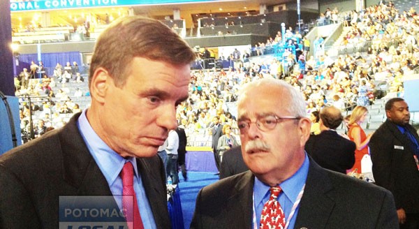 Virginia Sen. Mark Warner and Rep. Gerry Connolly (D-Fairfax, Prince William) (Photo: George Burke)