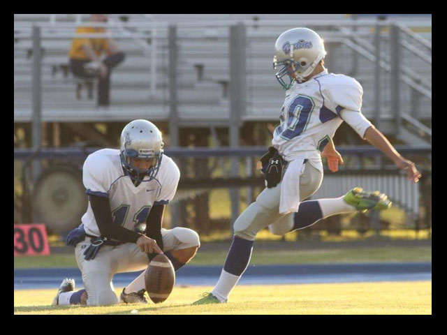 Cameron Marouf, 18, a senior at Forest Park High School in Woodbridge, will head to Norfolk State University to play the punter position for the school’s football team. (Submitted photo)