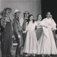 The cast of Woodbridge Senior High School’s production of Oklahoma. [Photo: Michele Powell]