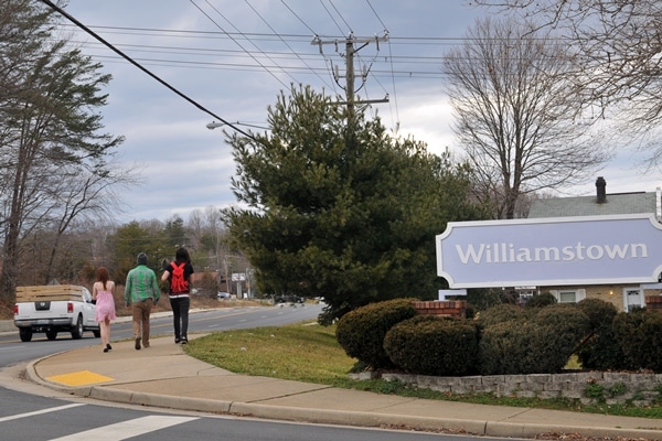 Williamstown is a community of townhomes in Dumfries, located east of U.S. 1. (Mary Davidson/PotomacLocal.com)