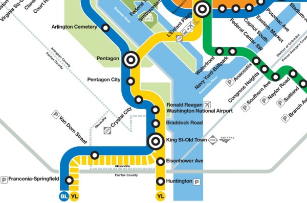 Potomac Mills Map - Retail area - Prince William County, Virginia, USA