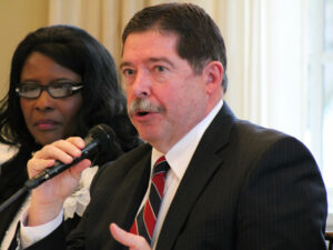 Prince William County Electoral Board Chairman Keith Scarborough. [Uriah Kiser/Potomac Local News]