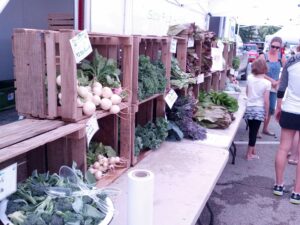 The Farmer's Market in Bloomington, Illinois