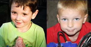 Benjamin Wheeler,6, and Chase Kowalski, 7, died in a mass shooting inside Sandy Hook Elementary School in Newtown, Conn. in December 2012.