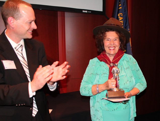 Tim Singstock and Ernestine Jenkins.