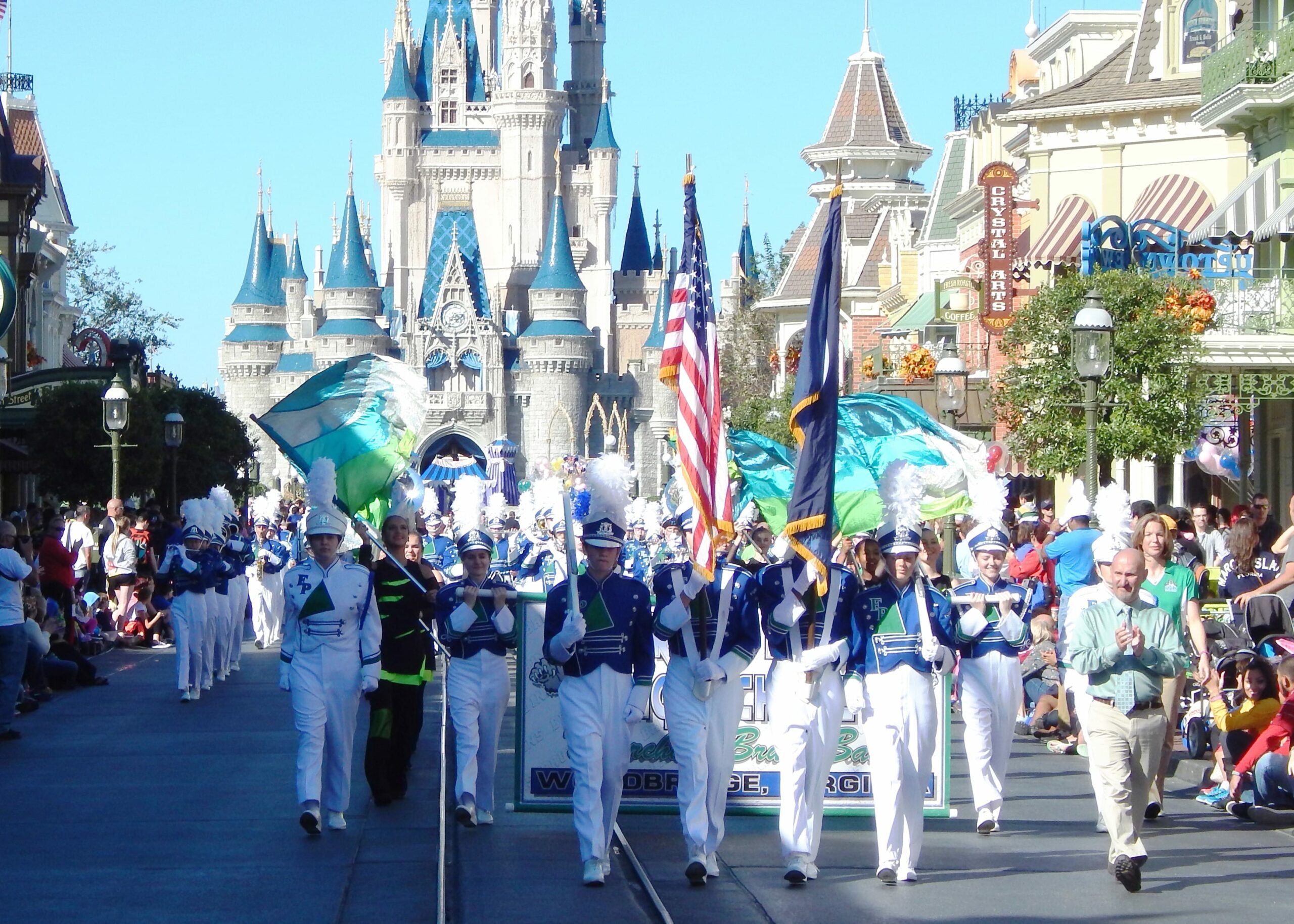 Forest Park's Marching Bruin Band Performs at Disney World