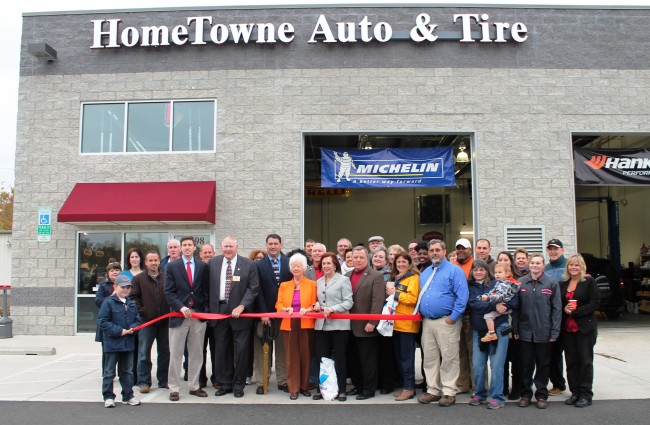 Hometowne Auto Repair and Tire in Woodbridge, Virginia celebrated one year in business with a ribbon cutting event. 
