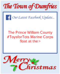 Street  Town of Dumfries  Holiday events Facebook ad