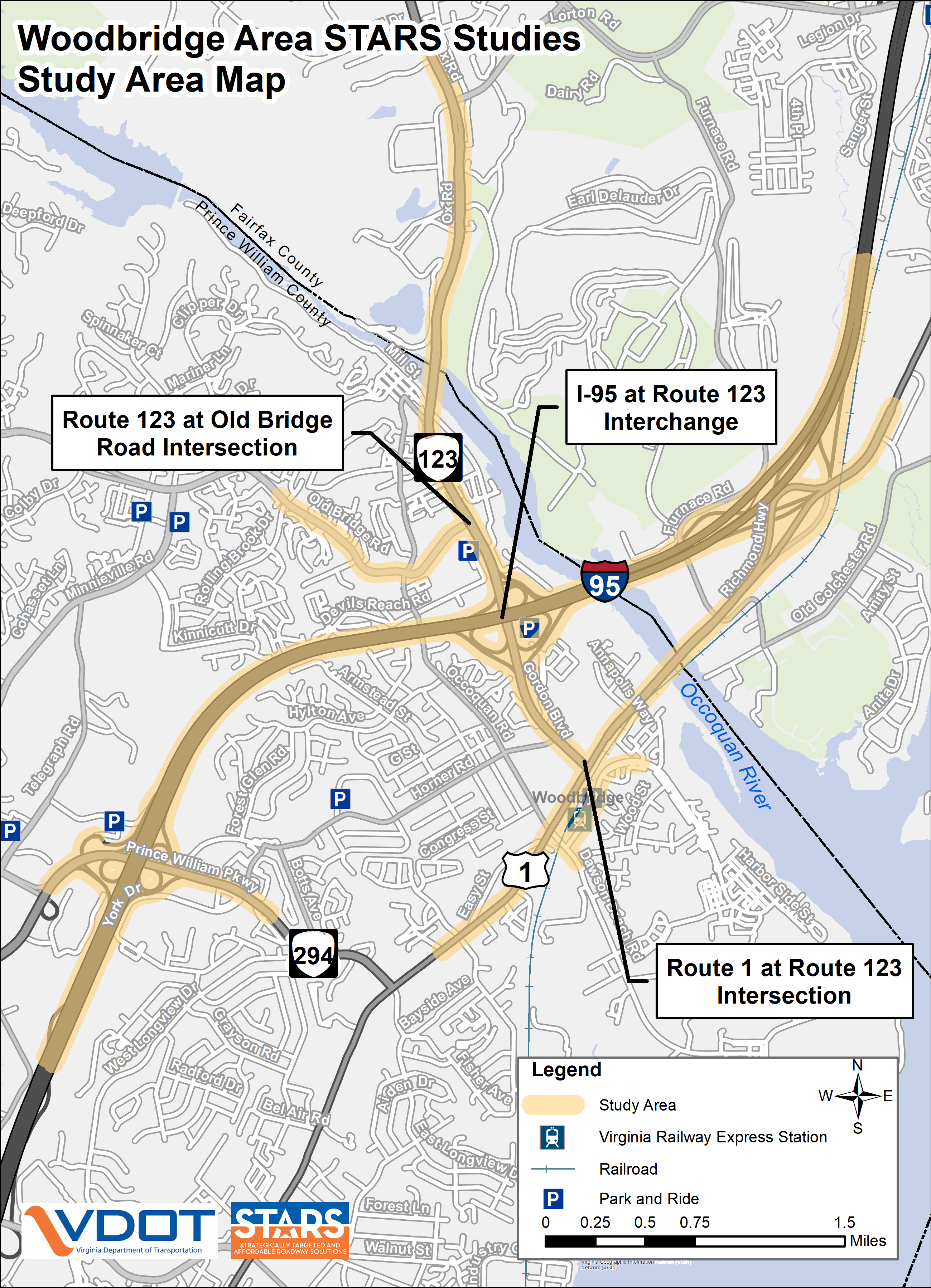 Route 1 Virginia Map Vdot Revives Prospect Of Bridge At Route 1 And Belmont Bay