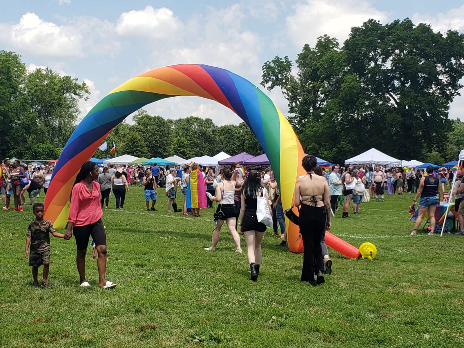 Pride march, festival held at Old Mill Park in Fredericksburg