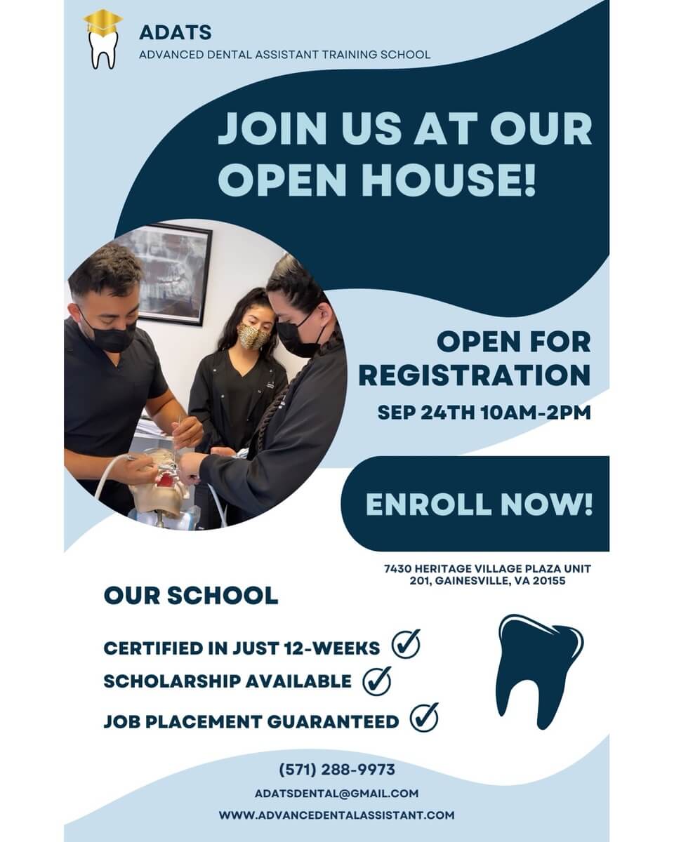 Dental assistant school open house Potomac Local News