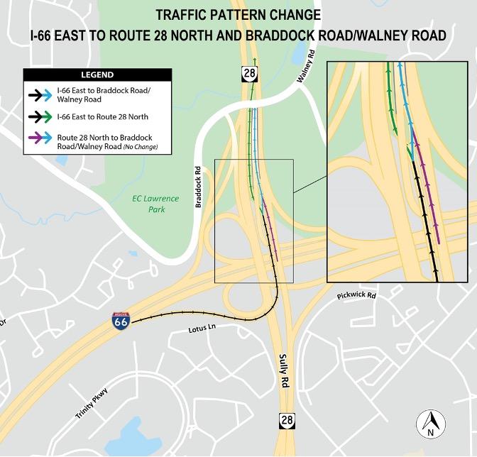 New traffic pattern at I-66/Route 28 debuts Friday